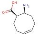 Cis-(z)-8-Amino-cyclooct-4-enecarboxylic acid (CAS 736127-53-0) - chemical structure image