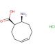 Cis-(z)-8-Amino-cyclooct-4-enecarboxylic acid hydrochloride (CAS 350015-75-7) - chemical structure image