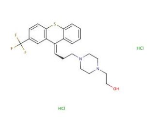 cis-(Z)-Flupenthixol dihydrochloride - chemical structure image