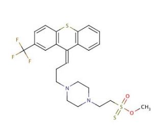 cis-(Z)-Flupentixol Methanethiosulfonate - chemical structure image