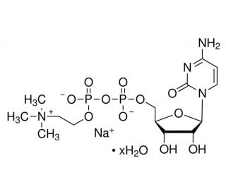 Citicoline sodium salt (CAS 33818-15-4) - chemical structure image