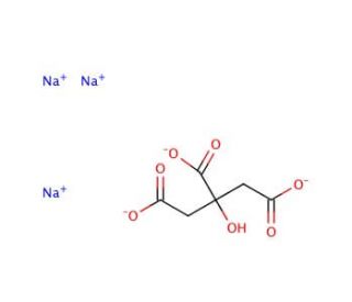 Citric Acid Trisodium Salt (CAS 68-04-2) - chemical structure image