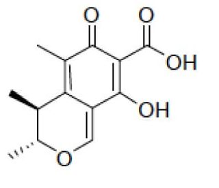 Citrinin (CAS 518-75-2) - chemical structure image