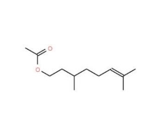 Citronellyl acetate (CAS 150-84-5) - chemical structure image