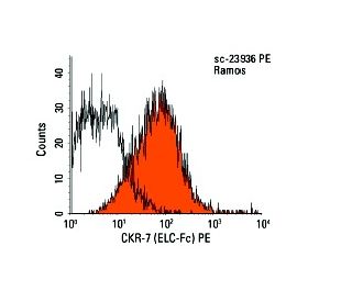 CKR-7 Antibody (ELC-Fc) - Flow Cytometry - Image 9520 