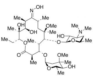Clarithromycin 9-Oxime (CAS 103450-87-9) - chemical structure image