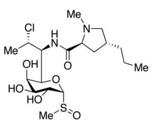 Clindamycin sulfoxide (CAS 22431-46-5) - chemical structure image