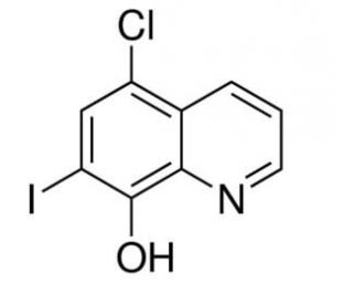 Clioquinol (CAS 130-26-7) - chemical structure image