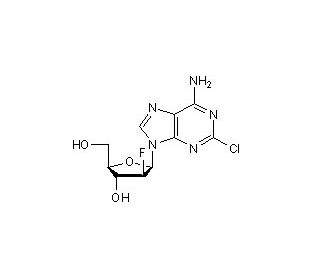 Clofarabine (CAS 123318-82-1) - chemical structure image