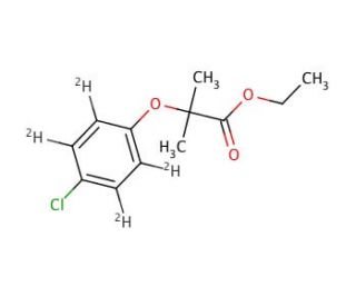 Clofibrate-d4 (CAS 1189654-03-2) - chemical structure image