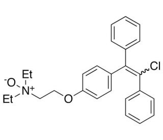 Clomiphene N-Oxide (CAS 97642-74-5) - chemical structure image