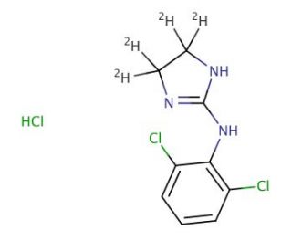 Clonidine-d4 Hydrochloride (CAS 67151-02-4) - chemical structure image