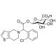 Clopidogrel Acyl-β-D-glucuronide (CAS 1314116-53-4 (S-isomer)) - chemical structure image