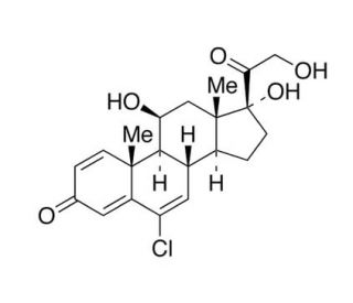Cloprednol (CAS 5251-34-3) - chemical structure image