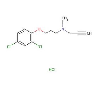 Clorgyline hydrochloride (CAS 17780-75-5) - chemical structure image