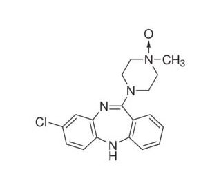 Clozapine N-oxide (CAS 34233-69-7) - chemical structure image