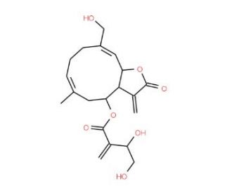 Cnicin (CAS 24394-09-0) - chemical structure image
