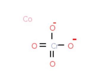 Cobalt(II) chromate (CAS 13455-25-9) - chemical structure image