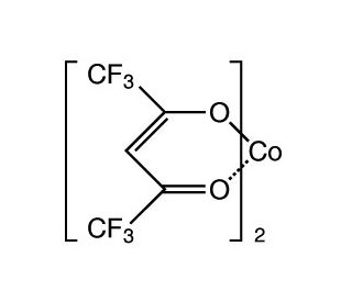 Cobalt(II) hexafluoro-2,4-pentanedionate (CAS 19648-83-0) - chemical structure image