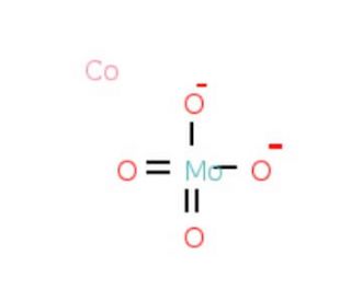 Cobalt(II) molybdenum oxide (CAS 13762-14-6) - chemical structure image