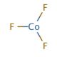 Cobalt(III) fluoride (CAS 10026-18-3) - chemical structure image