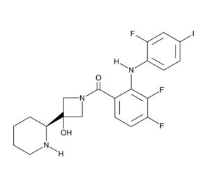 Cobimetinib (CAS 934660-93-2) - chemical structure image