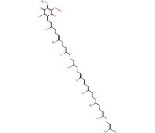 Coenzyme Q9 (CAS 303-97-9) - chemical structure image