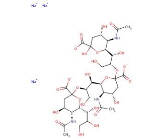 Colominic acid sodium salt from Escherichia coli (CAS 70431-34-4) - chemical structure image