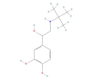 Colterol-d9 (CAS 1346598-08-0) - chemical structure image