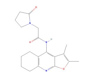 Coluracetam (CAS 135463-81-9) - chemical structure image