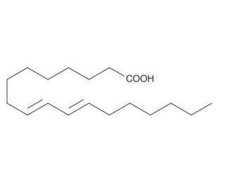Conjugated Linoleic Acid (9E,11E) (CAS 544-71-8) - chemical structure image