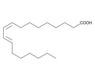 Conjugated Linoleic Acid (9Z,11E) (CAS 2540-56-9) - chemical structure image