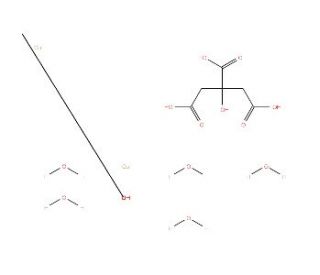 Copper citrate (CAS 866-82-0) - chemical structure image