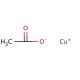 Copper(I) acetate 的分子结构, CAS编号: 598-54-9 Copper(I) acetate (CAS 598-54-9) - chemical structure image