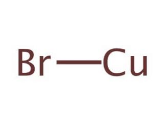 Copper(I) bromide (CAS 7787-70-4) - chemical structure image