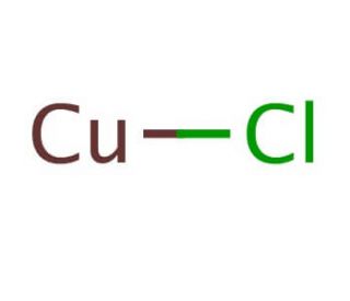 Copper(I) chloride (CAS 7758-89-6) - chemical structure image