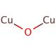 Copper(I) oxide 的分子结构, CAS编号: 1317-39-1 Copper(I) oxide (CAS 1317-39-1) - chemical structure image