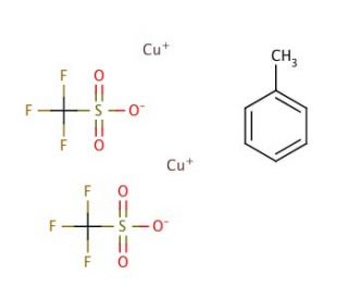 Copper(I) trifluoromethanesulfonate toluene complex (CAS 48209-28-5) - chemical structure image