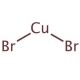 Copper(II) bromide (CAS 7789-45-9) - chemical structure image