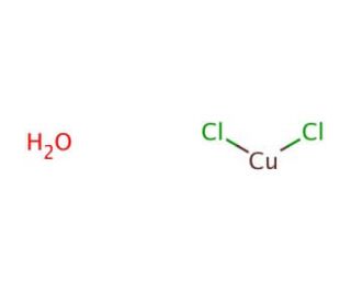 Copper(II) chloride dihydrate (CAS 10125-13-0) - chemical structure image