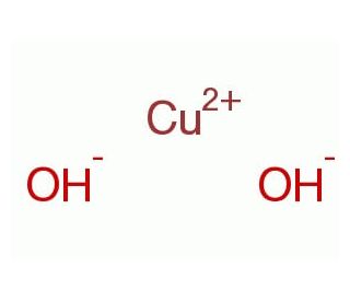 Copper(II) hydroxide (CAS 20427-59-2) - chemical structure image