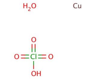 Copper(II) perchlorate hexahydrate (CAS 10294-46-9) - chemical structure image