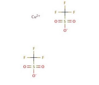 Copper(II) trifluoromethanesulfonate (CAS 34946-82-2) - chemical structure image