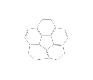 Corannulene (CAS 5821-51-2) - chemical structure image