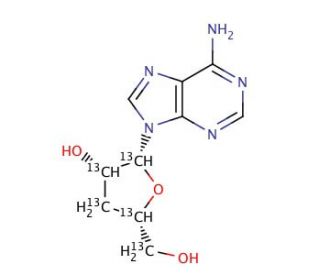 Cordycepin-13C5 - chemical structure image