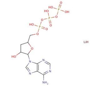 Cordycepin 5&prime;-triphosphate lithium salt (CAS 71997-32-5) - chemical structure image