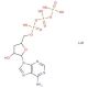 Cordycepin 5′-triphosphate lithium salt (CAS 71997-32-5) - chemical structure image