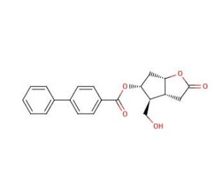 (&minus;)-Corey Lactone 5-(4-Phenylbenzoate) (CAS 31752-99-5) - chemical structure image