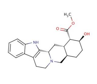 Corynanthine (CAS 483-10-3) - chemical structure image