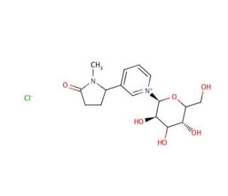 Cotinine-N-D-glucoside Chloride - chemical structure image